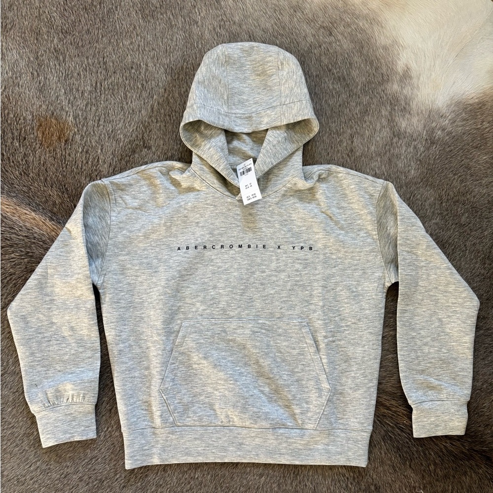 Abercrombie Kids Boy’s YPB grey hoodie, size 11/12